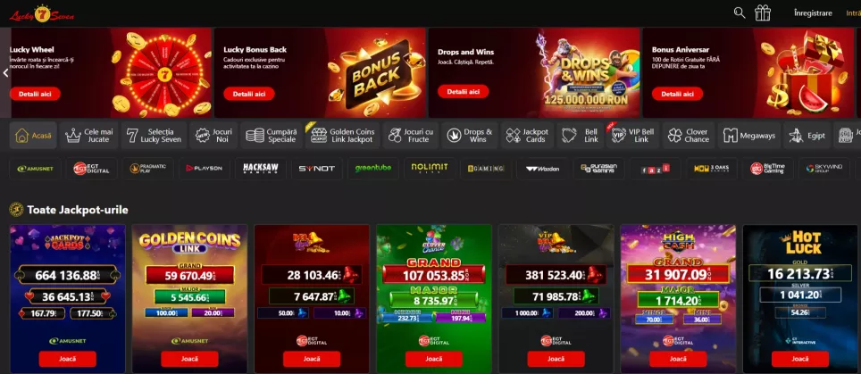 Luckyseven Casino – 2000 € Bonus + 200 Freispiele für neue Spieler
